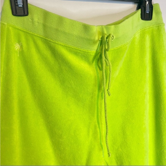 Lilly Pulitzer Terrycloth Cropped Pants Sz S Yellow/Green - Picture 2 of 8